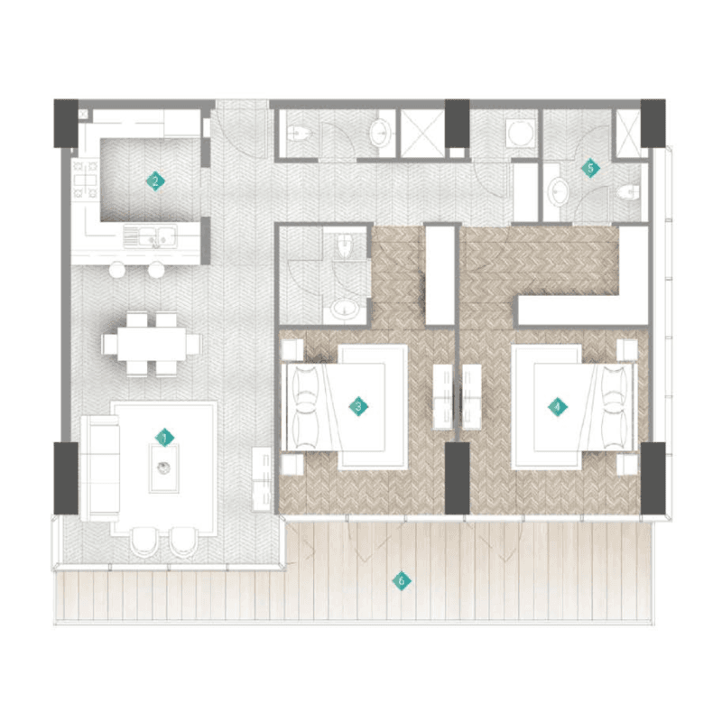 Apartment floor plan