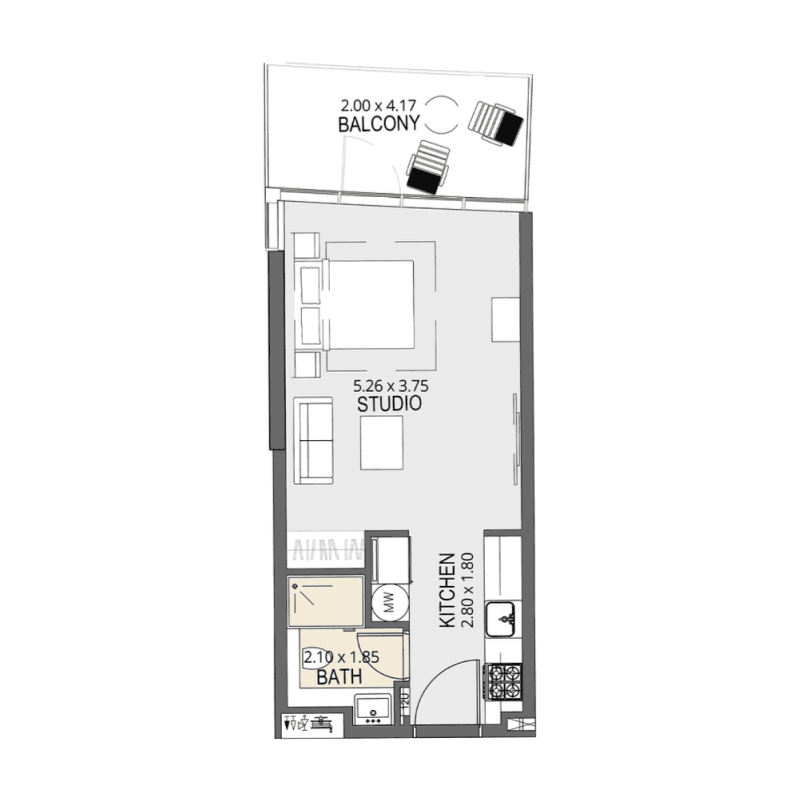 Apartment floor plan