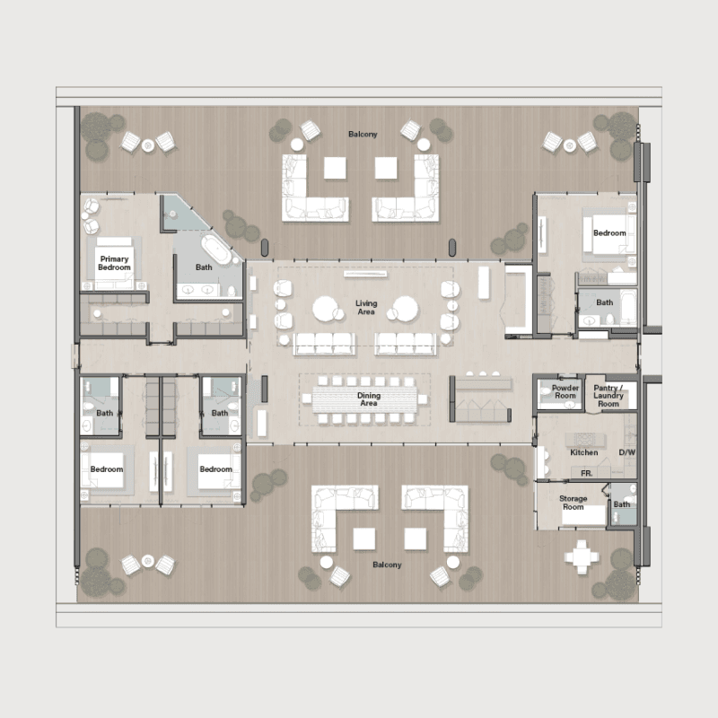 Apartment floor plan