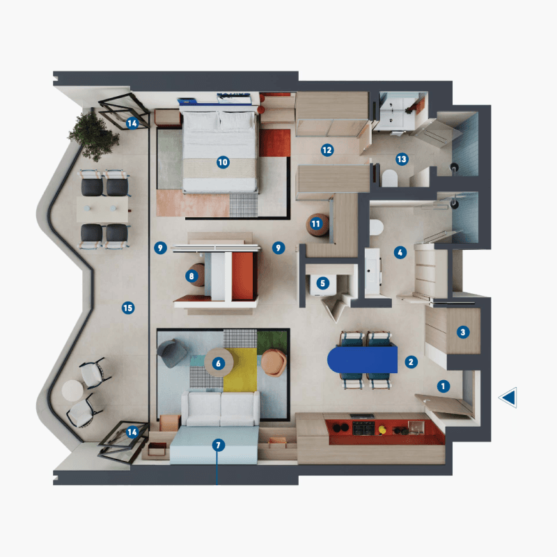 Apartment floor plan