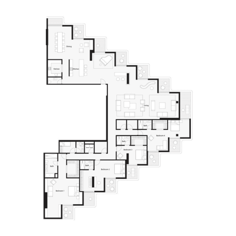 Apartment floor plan