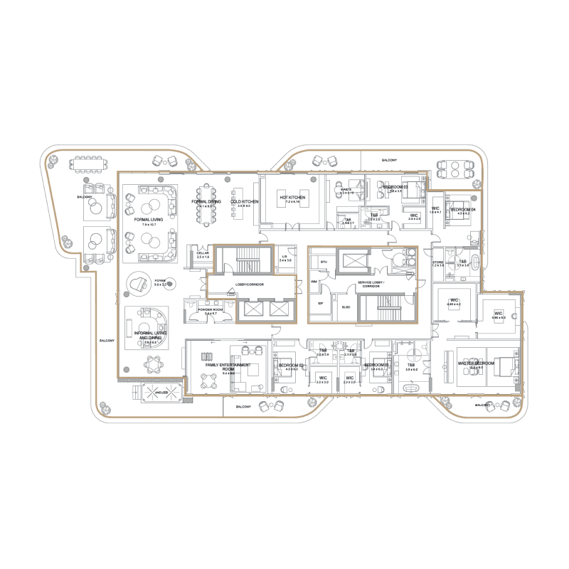Apartment floor plan