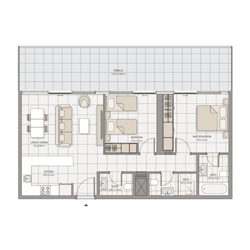 Apartment floor plan