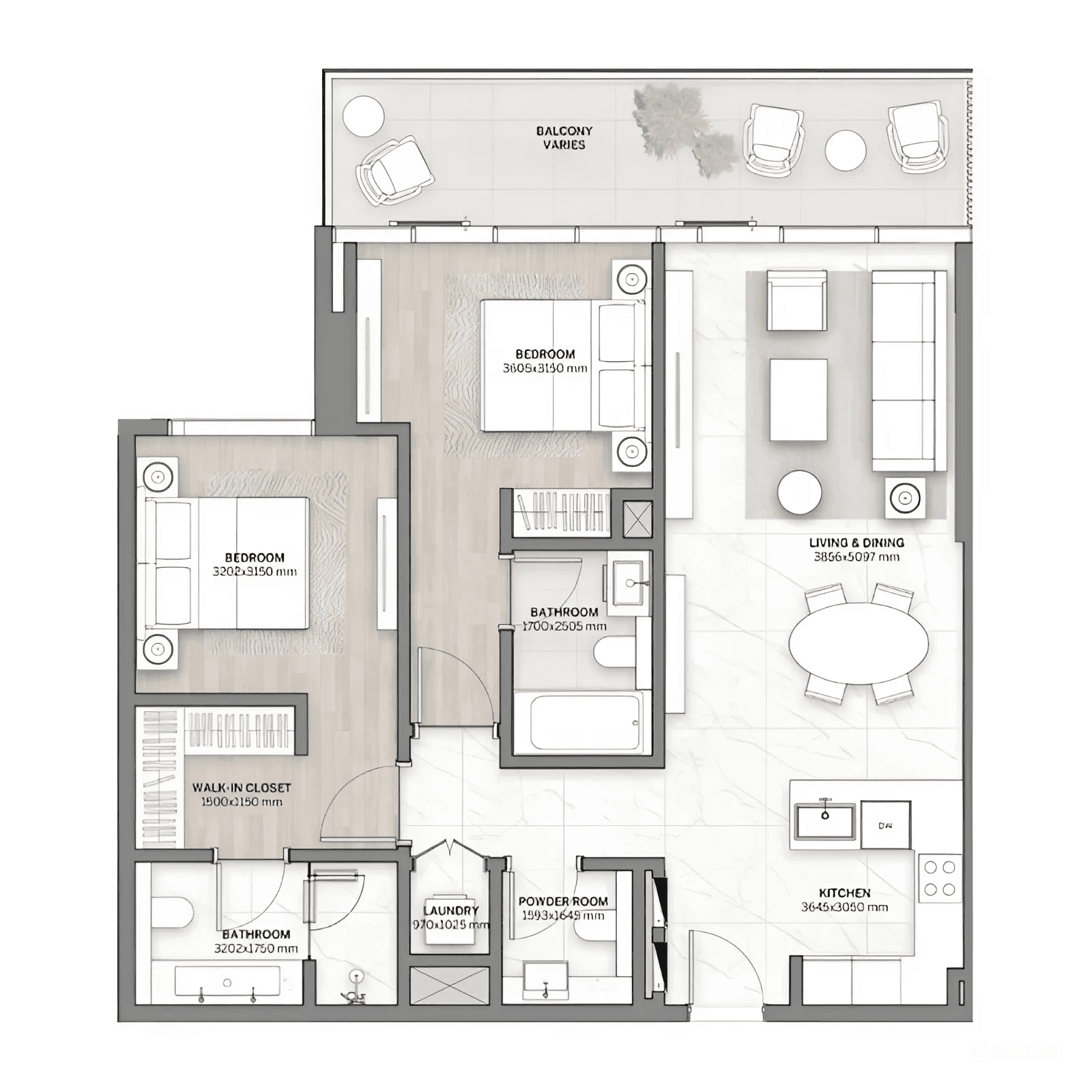 Apartment floor plan