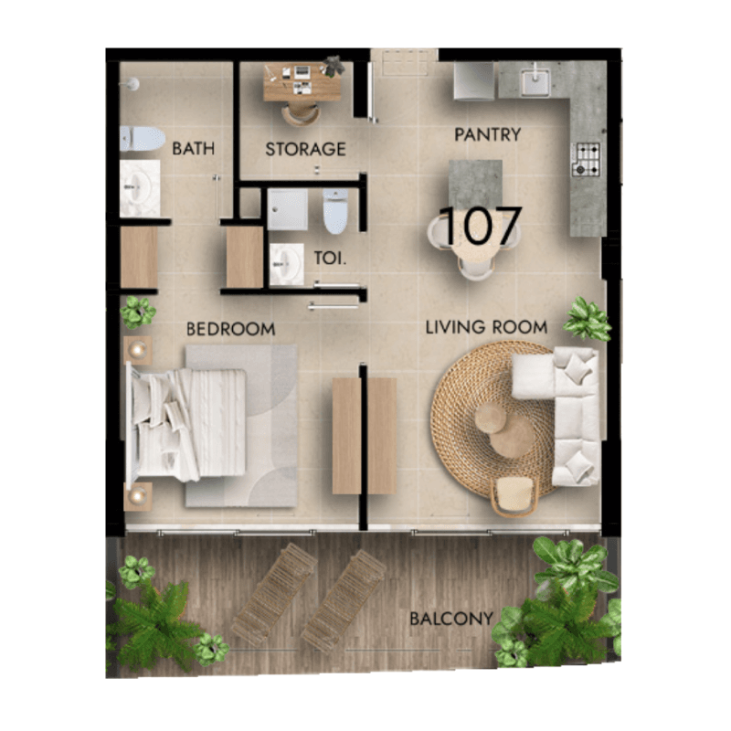 Apartment floor plan