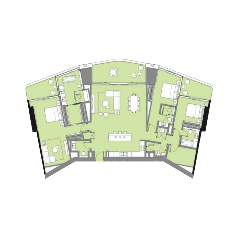 Apartment floor plan
