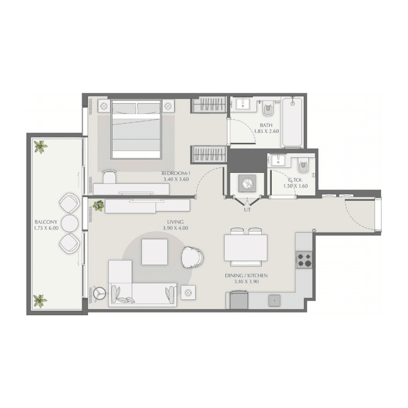 Apartment floor plan