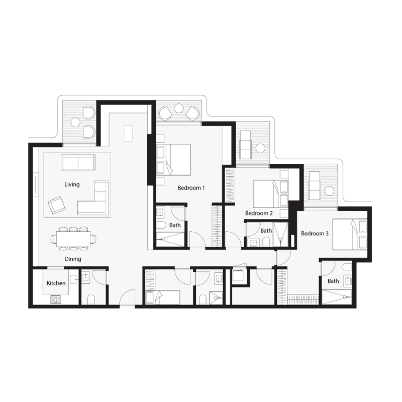 Apartment floor plan