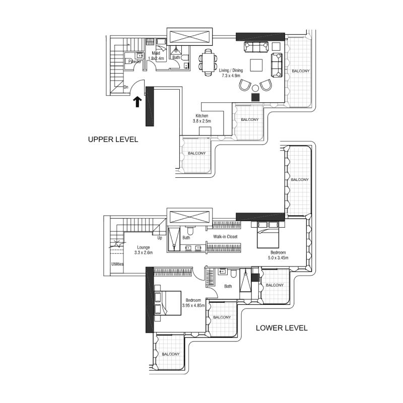 Apartment floor plan