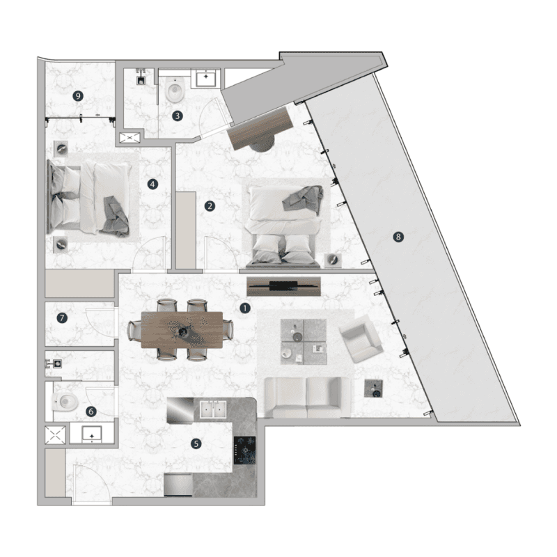 Apartment floor plan