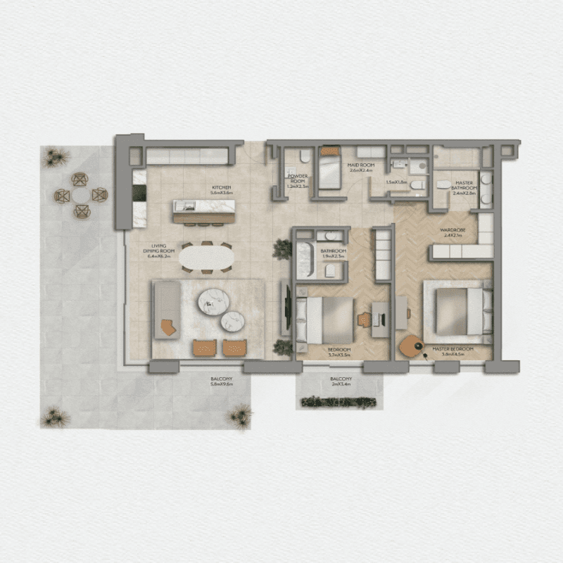 Apartment floor plan