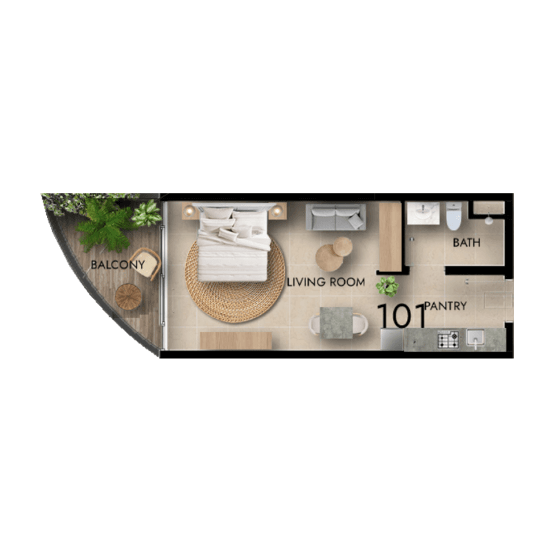 Apartment floor plan