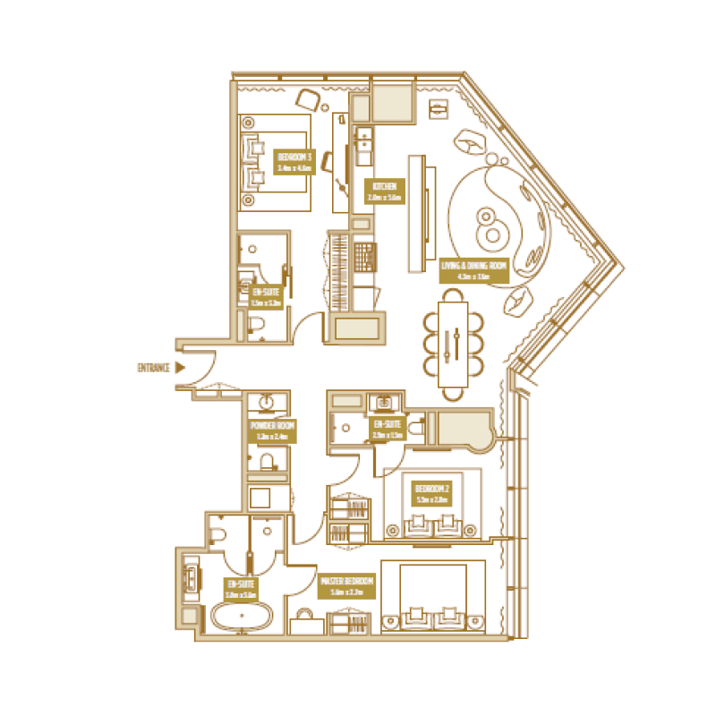 Apartment floor plan