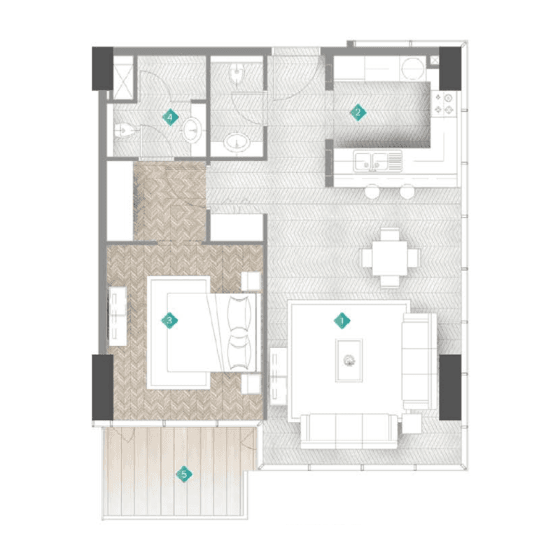 Apartment floor plan