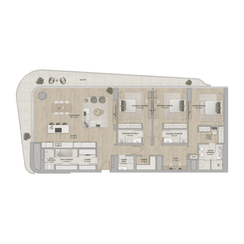 Apartment floor plan