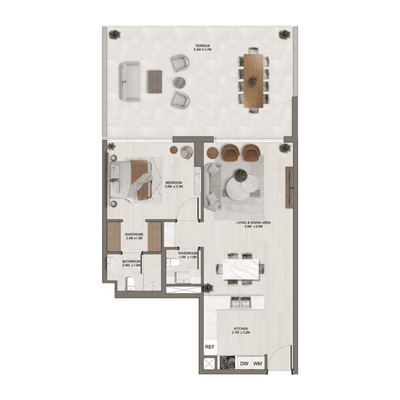 Apartment floor plan