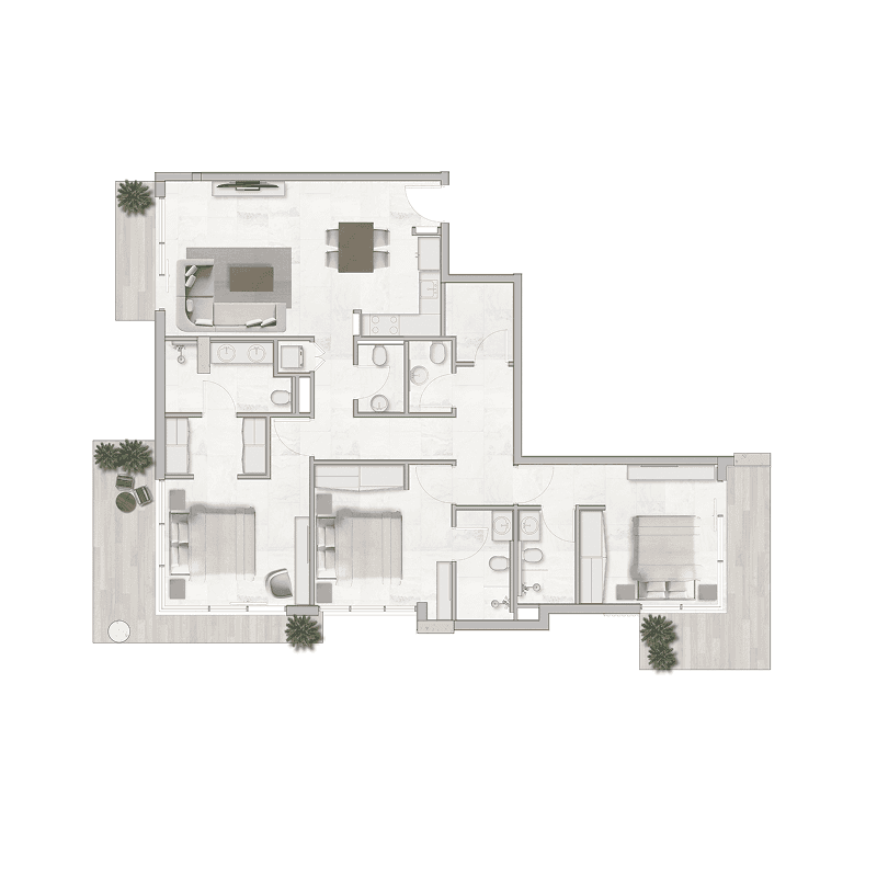 Apartment floor plan