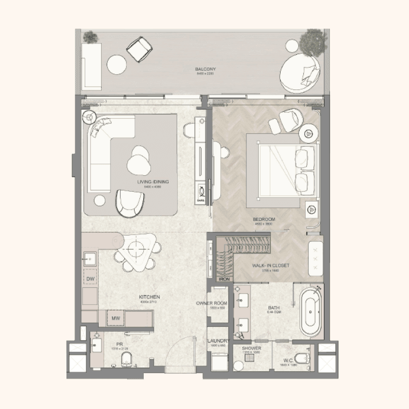 Apartment floor plan