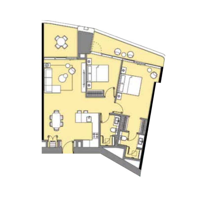 Apartment floor plan