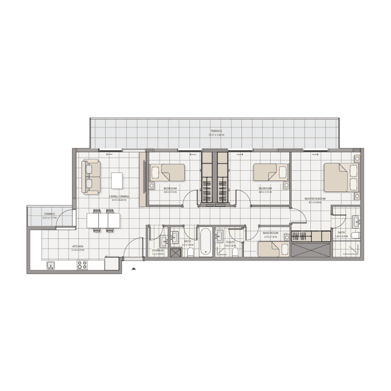 Apartment floor plan