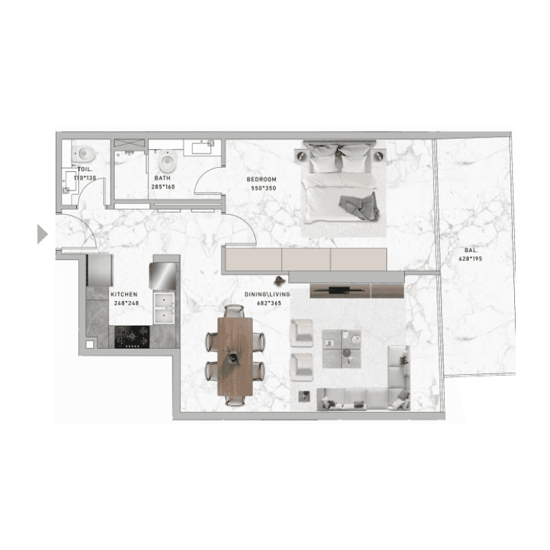 Apartment floor plan