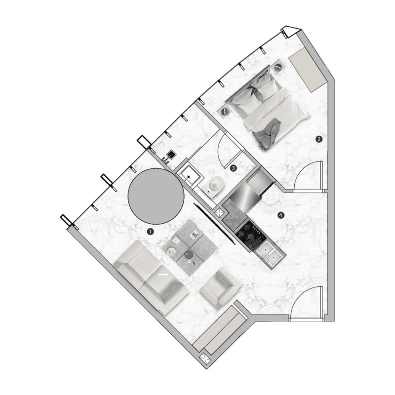 Apartment floor plan