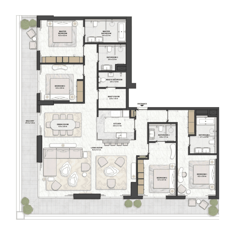Apartment floor plan