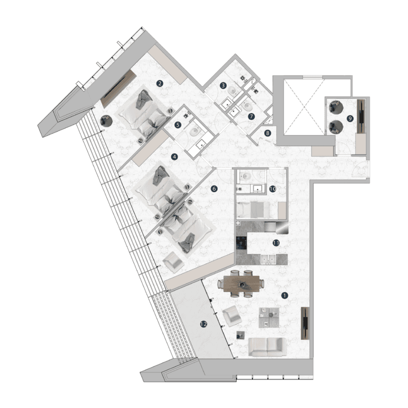 Apartment floor plan