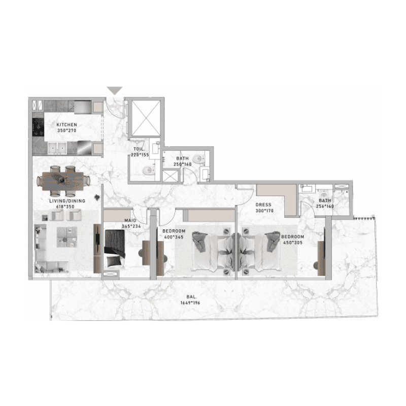 Apartment floor plan