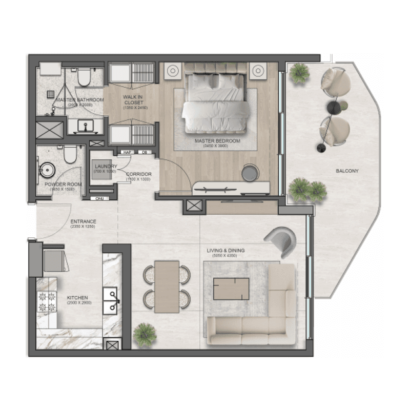 Apartment floor plan