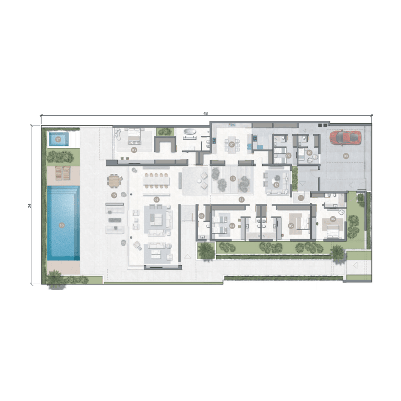 Apartment floor plan