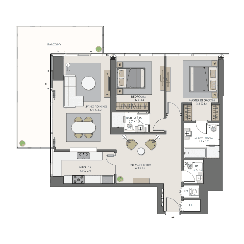 Apartment floor plan
