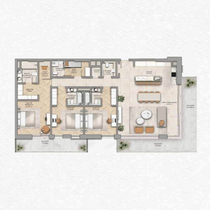 Apartment floor plan