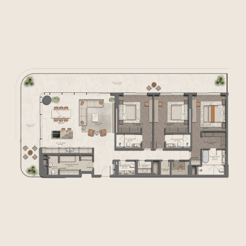 Apartment floor plan