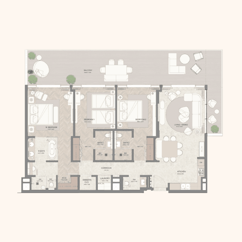 Apartment floor plan