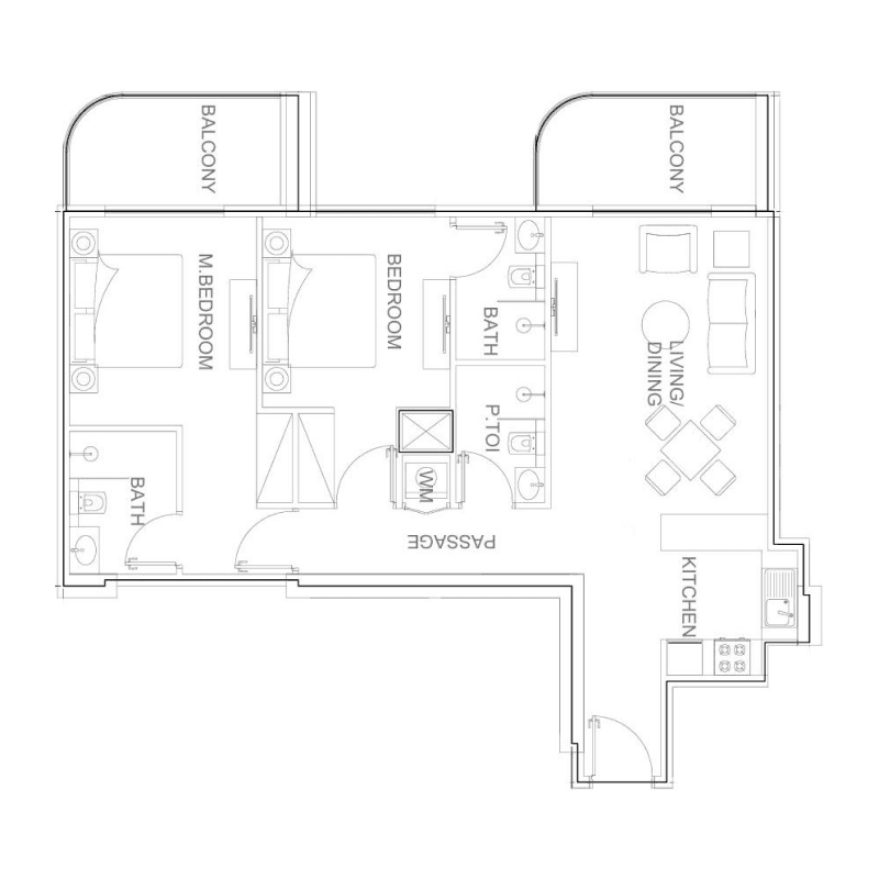 Apartment floor plan
