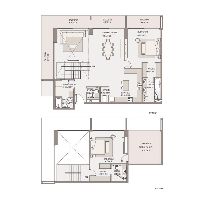 Apartment floor plan
