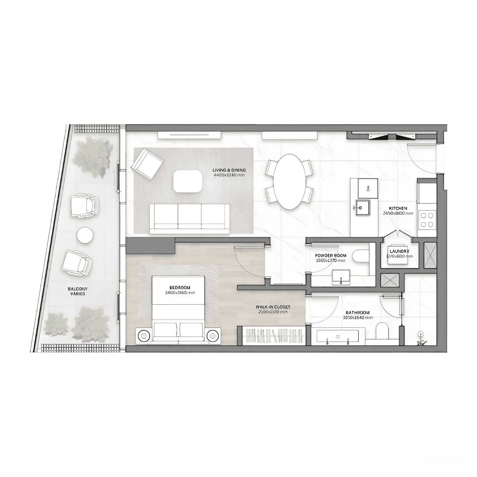 Apartment floor plan
