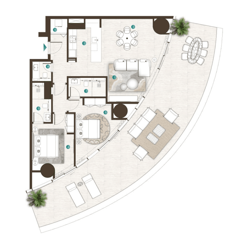 Apartment floor plan