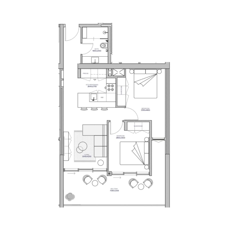 Apartment floor plan