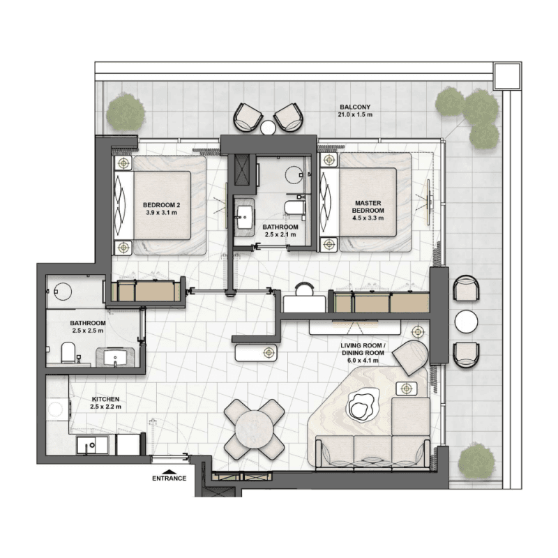 Apartment floor plan