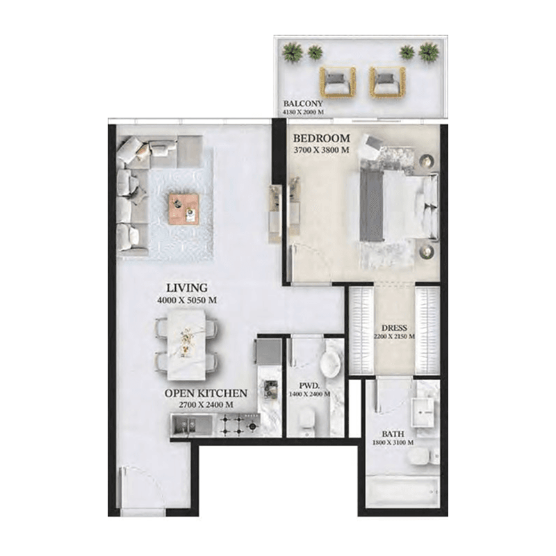 Apartment floor plan