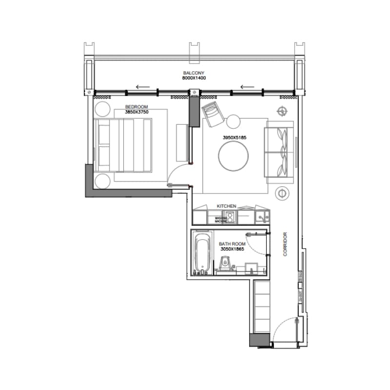 Apartment floor plan