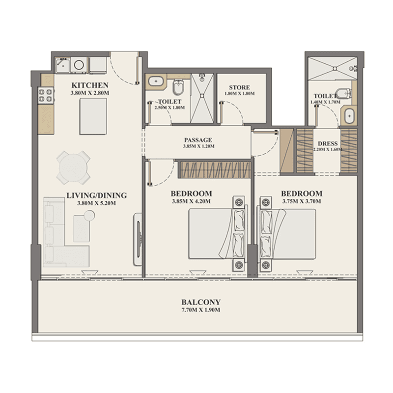 Apartment floor plan