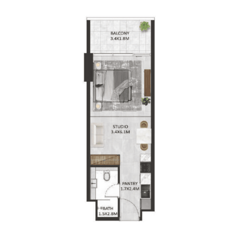 Apartment floor plan