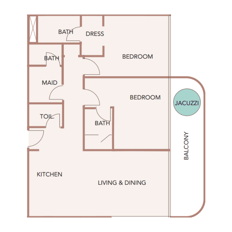 Apartment floor plan