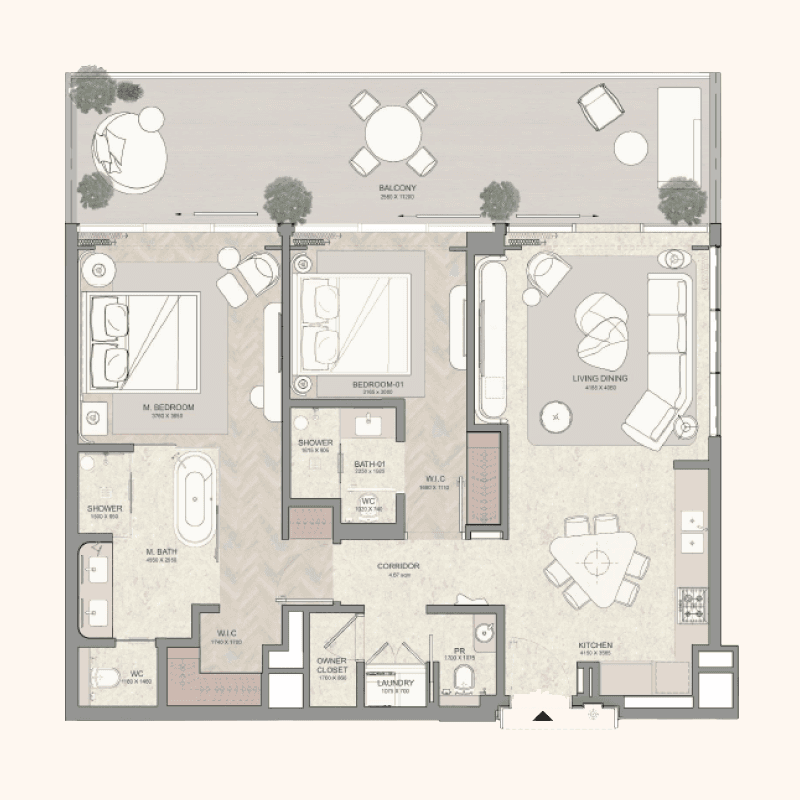 Apartment floor plan