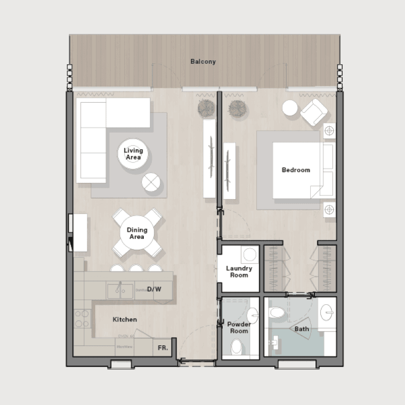 Apartment floor plan