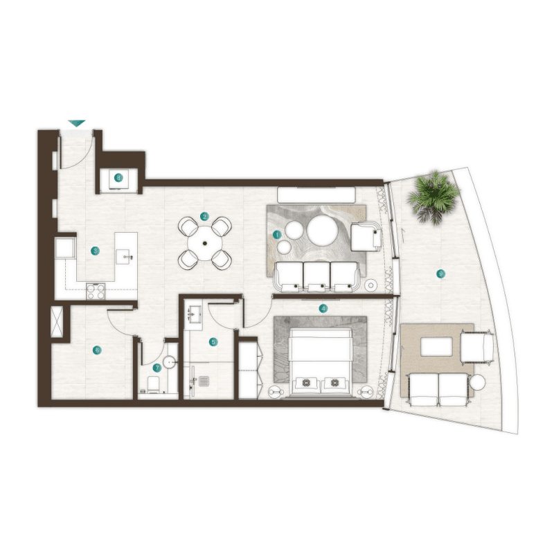 Apartment floor plan