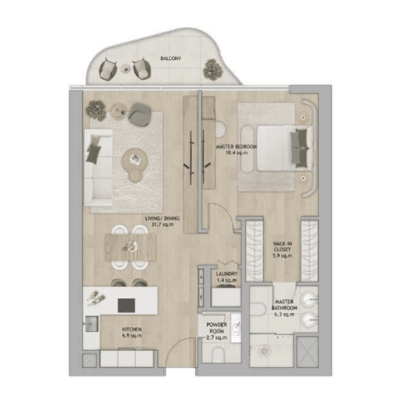 Apartment floor plan